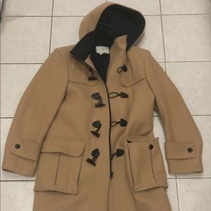Like New Men's LL Bean Wool Toggle Peacoat